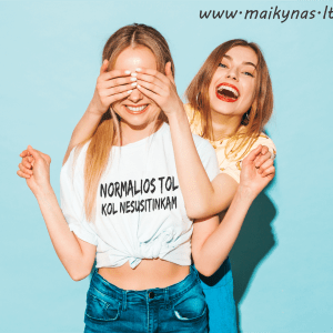 Marškinėliai: Normalios tol kol nesusitinkam