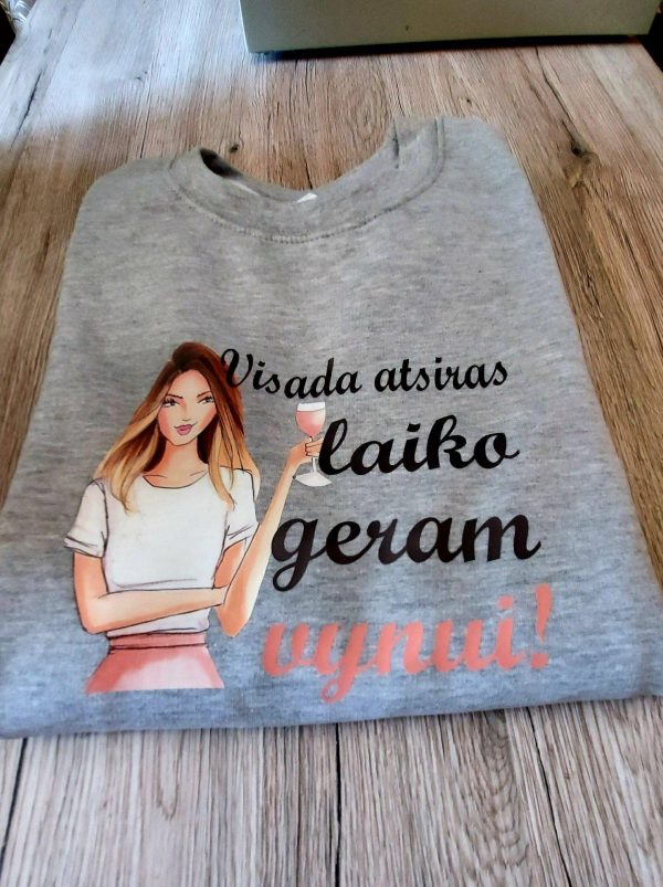 Džemperis: Visada atsiras laiko geram vynui