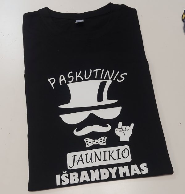 Marškinėliai: Paskutinis jaunikio pasispardymas