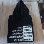 Džemperis: Ko tokia pykta? dirbu