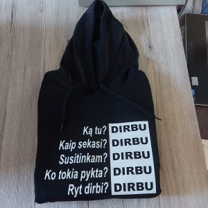 Džemperis: Ko tokia pykta? dirbu