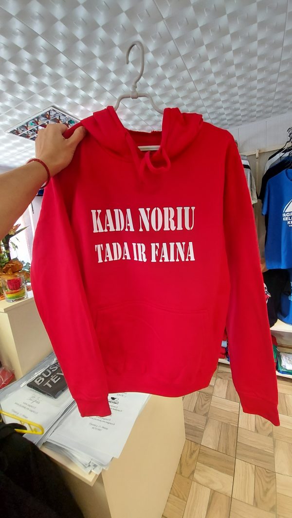 Džemperis: Kada noriu tada ir faina