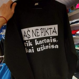 Džemperis: Aš ne pikta, tik kartais kai užknisa