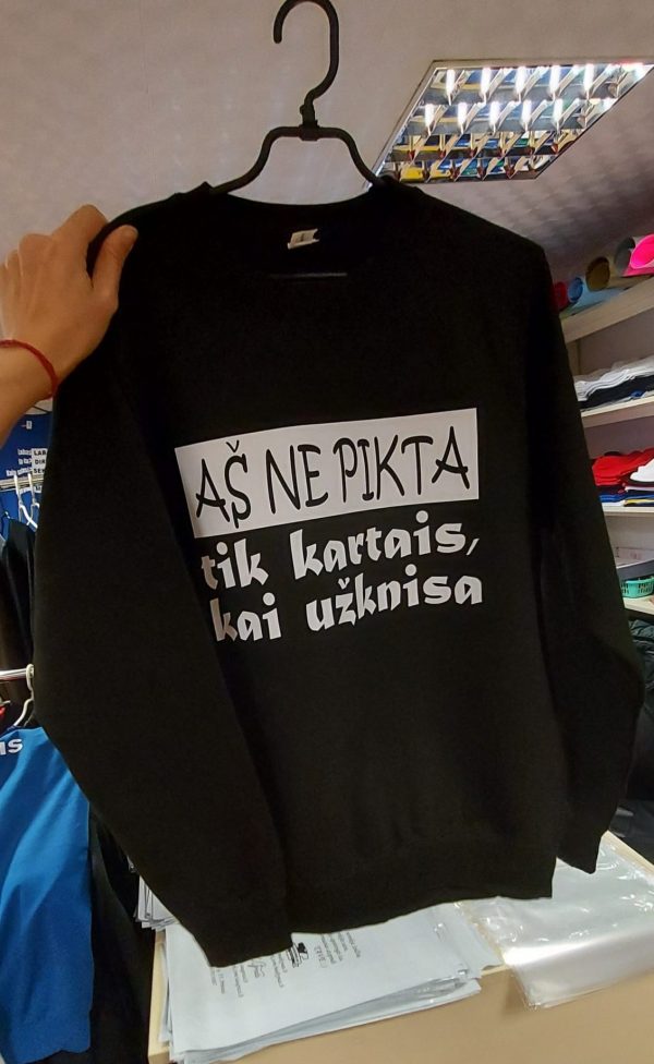 Džemperis: Aš ne pikta, tik kartais kai užknisa 