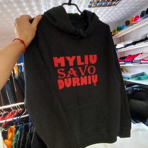 Džemperis: Myliu savo durnių