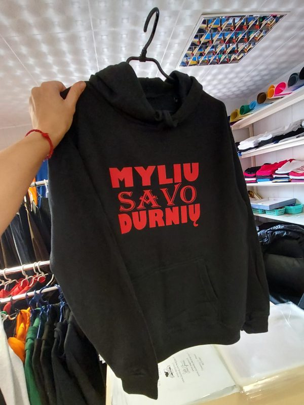 Džemperis: Myliu savo durnių