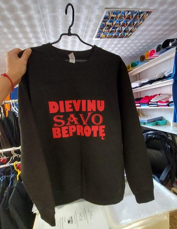 Džemperis: Dievinu savo beprotę