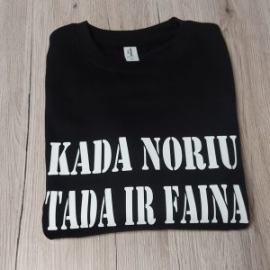 Džemperis: Kada noriu tada ir faina