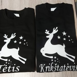 Džemperis: Kalėdinis džemperis su tekstu