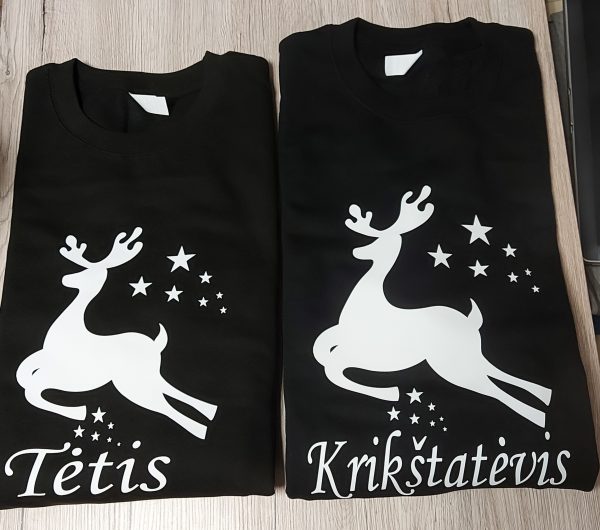 Džemperis: Kalėdinis džemperis su tekstu