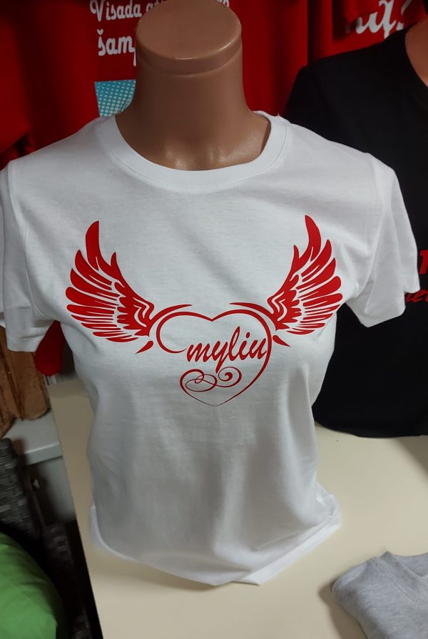 Marškinėliai: Myliu