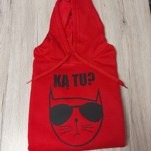 Džemperis: Ką Tu? su katinu