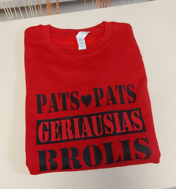 Džemperis: Pats pats geriausias brolis ar kt.