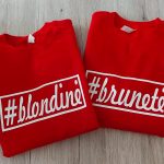 Džemperis: Brunetė-blondinė