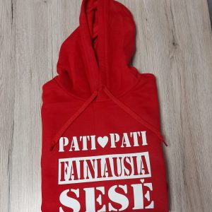 Džemperis: Pati pati fainiausia sesė ar kt. 