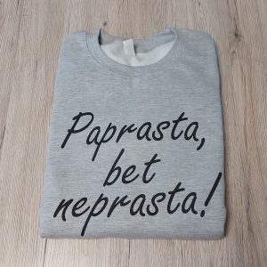 Džemperis: Paprasta bet neprasta 