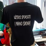 Marškinėliai: Užteks spoksoti į mano šikną 