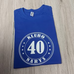 40 klubo narys marškinėliai