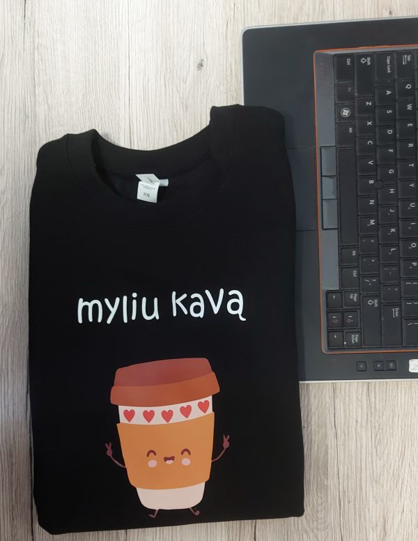 Džemperis: Myliu kavą 