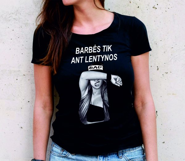 Marškinėliai: Barbės tik ant lentynos 