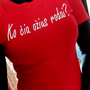 Marškinėliai: Ko čia ožius rodai