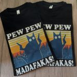 Marškinėliai: Pew Pew madafakas 