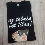 Marškinėliai: Ne tobula, bet tikra marškinėliai