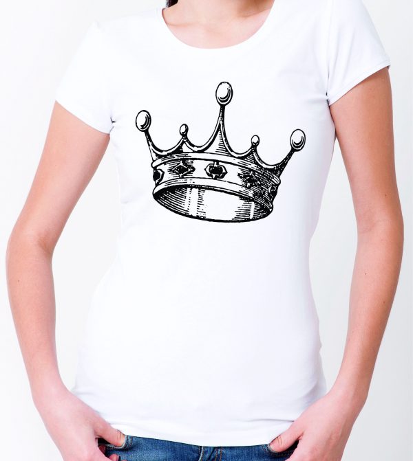 Marškinėliai su karūna