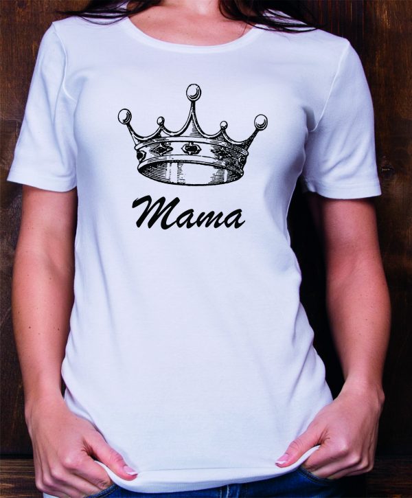 Marškinėliai: Mama su karūna 