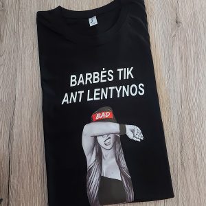 Marškinėliai: Barbės tik ant lentynos 