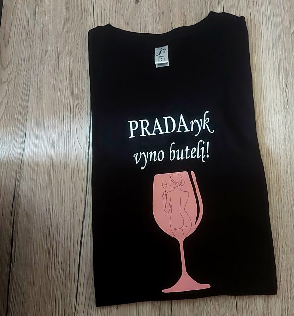 Marškinėliai: Pradaryk vyno butelį