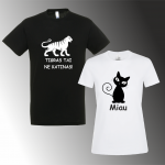 Marškinėliai porai: Tigras su katyte