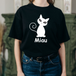 Unisex marškinėliai: Miau su katyte