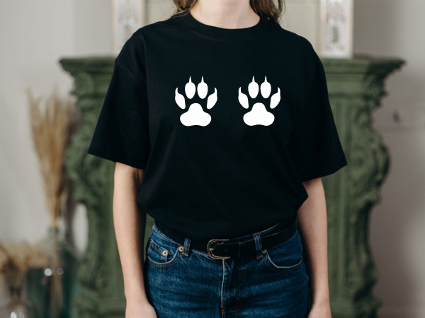 Unisex marškinėliai: Tigro letenos