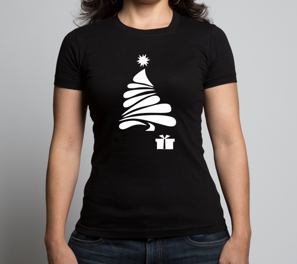Marškinėliai: Kalėdinė eglutė