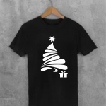 Unisex marškinėliai: Kalėdinė eglutė