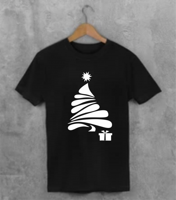 Unisex marškinėliai: Kalėdinė eglutė