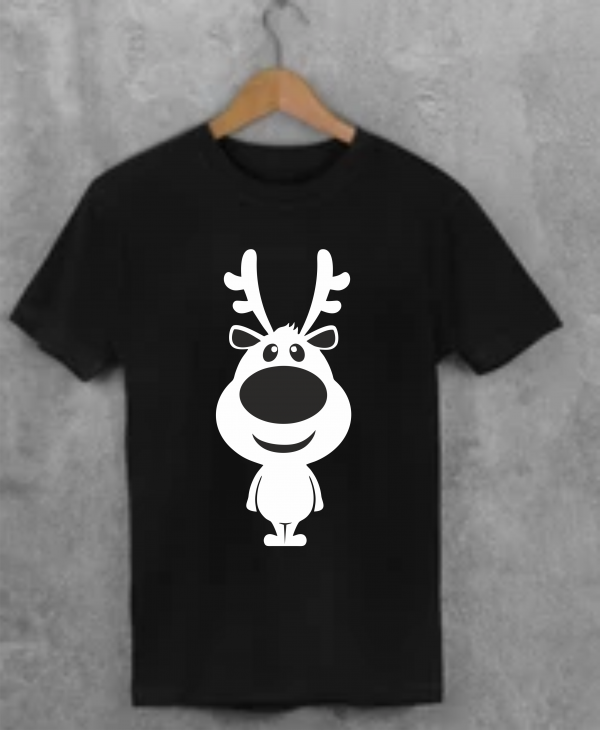 Unisex marškinėliai: Kalėdinis elniukas