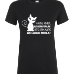 Marškinėliai moteriški įliemenuoti: Kalėdų seneli aš neprivalau būti gera, nes aš labai miela