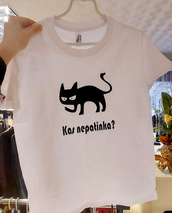 Marškinėliai: Kas nepatinka su katinu 