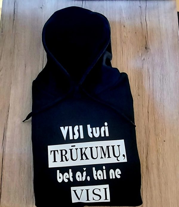 Džemperis: Visi turi trūkumų, bet aš tai ne visi 