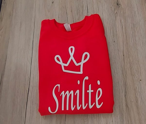 Vaikiški marškinėliai aš esu Smiltė (su bet kokiu vardu) Vaikiški marškinėliai aš esu Smiltė (su bet kokiu vardu)