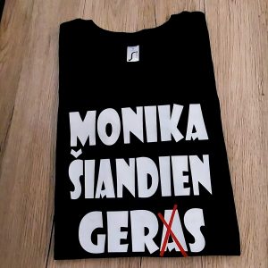 Marškinėliai: Monika šiandien gers 
