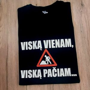 Marškinėliai: Viską vienam viską pačiam