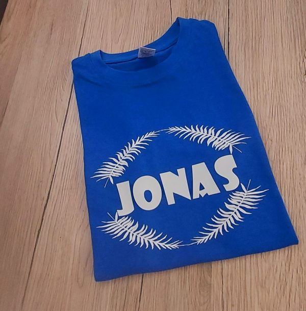 Marškinėliai: Jonas su paparčiu lapu