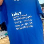 Marškinėliai: Blet jaustukas arba ištiktukas