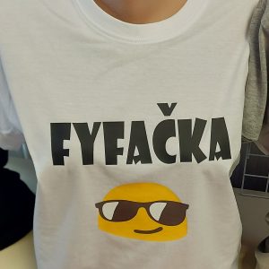 Marškinėliai: Fyfačka su emoji veiduku