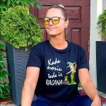 Marškinėliai: Kada noriu tada ir ragana su paveiksliuku 