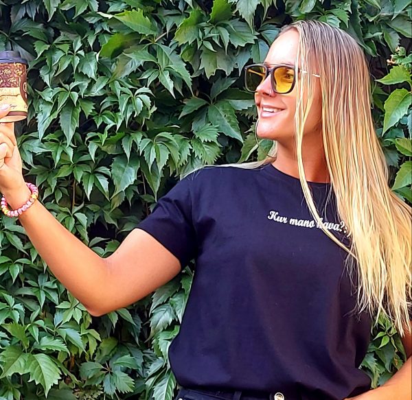 Marškinėliai: Kur mano kava 