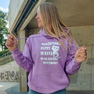 Džemperis: Man patinka katės, kava ir gal dar kokie trys žmonės 